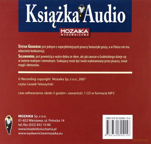 Salamandra - Stefan Grabiński [Audiobook]