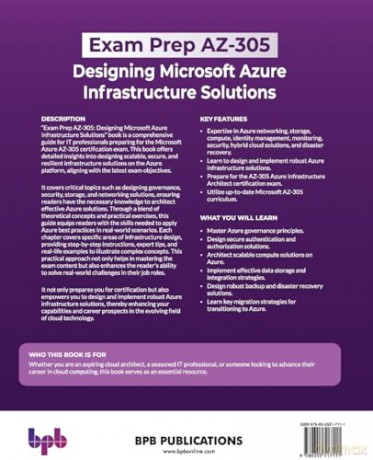 Exam Prep AZ-305: Designing Microsoft Azure Infrastructure Solutions (English Edition) - Lalit Rawat [KSIĄŻKA]