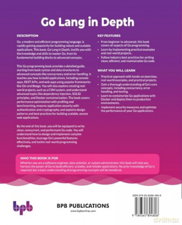 Go Lang in Depth: Guide to program microservices, networking, database and APIs using Go Lang (English Edition) - Bhagvan Kommadi [KSIĄŻKA]