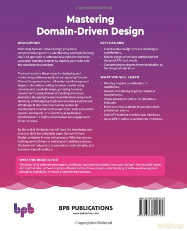 Mastering Domain-Driven Design: Collaborative modeling with domain storytelling, event storming, and context mapping (English Edition) - Annegret Junker [KSIĄŻKA]