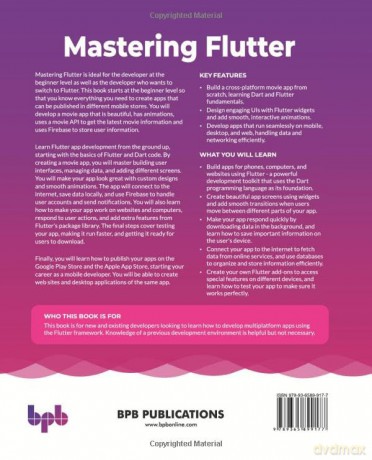 Mastering Flutter: Learn to develop Flutter apps for iOS, Android, desktop and web (English Edition) - Kevin Moore [KSIĄŻKA]