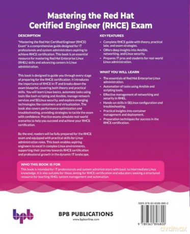 Mastering the Red Hat Certified Engineer (RHCE) Exam: Your complete guide to Linux administration, automation, and certification (English Edition) - Luca Berton [KSIĄŻKA]