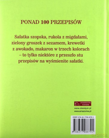 Sałatki. Ponad 100 przepisów - Elżbieta Adamska [KSIĄŻKA]