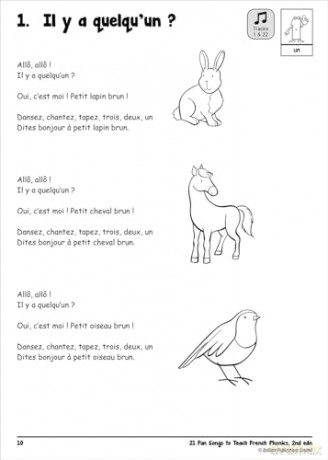 21 Fun Songs to Teach French Phonics: Sing and Dance your Way to Perfect Pronunciation - Catherine Cantin [KSIĄŻKA]