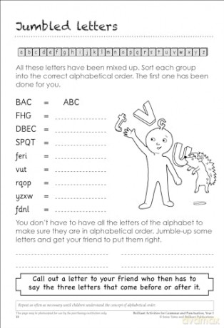 Brilliant Activities for Grammar and Punctuation, Year 1: Activities for Developing and Reinforcing Key Language Skills - Irene Yates [KSIĄŻKA]