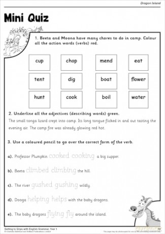 Getting to Grips with English Grammar, Year 1: Developing Grammar and Punctuation through Reading and Writing - Charlotte Makhlouf [KSIĄŻKA]