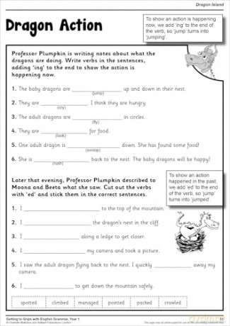 Getting to Grips with English Grammar, Year 1: Developing Grammar and Punctuation through Reading and Writing - Charlotte Makhlouf [KSIĄŻKA]