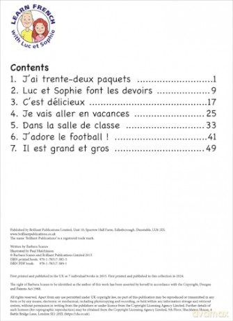 Luc et Sophie French Stories for Primary School Pupils, Level 4: 7 Specially Written Short Stories for More Confident Readers - Barbara Scanes [KSIĄŻKA]