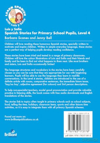 Luis y Sofía Spanish Stories for Primary School Pupils, Level 4: 7 Specially Written Short Stories for More Confident Readers - Barbara Scanes [KSIĄŻKA]