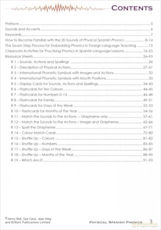 Physical Spanish Phonics: A Sound, Action and Spelling System for Teaching Spanish Phonics: 20 Memorable Sound, Action and Spelling Combinations for Practising Pronunciation and Word Recognition - Sue Cave [KSIĄŻKA]