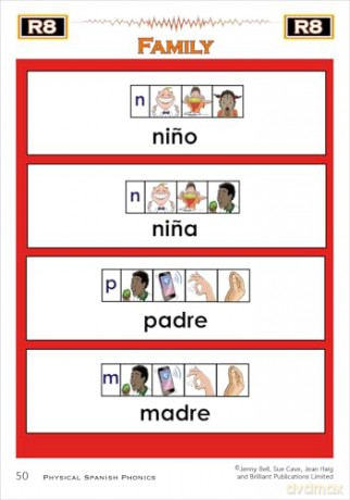 Physical Spanish Phonics: A Sound, Action and Spelling System for Teaching Spanish Phonics: 20 Memorable Sound, Action and Spelling Combinations for Practising Pronunciation and Word Recognition - Sue Cave [KSIĄŻKA]