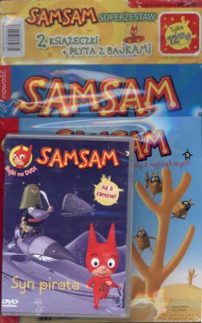 SamSam! SuperZestaw 2 książki + prezent [KSIĄŻKA]