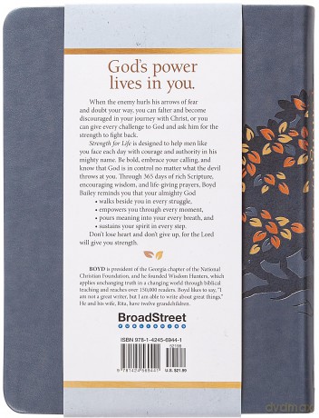 Strength for Life: 365 Daily Devotions for Men - Boyd Bailey [KSIĄŻKA]