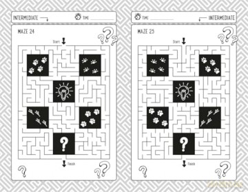Mazes for Clever Kids: More than 100 puzzles to boost your brainpower (Buster Brain Games) - Dr Gareth Moore [KSIĄŻKA]