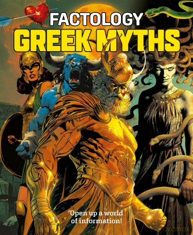 Factology: Greek Myths: Open Up a World of Information! - Button Books [KSIĄŻKA]