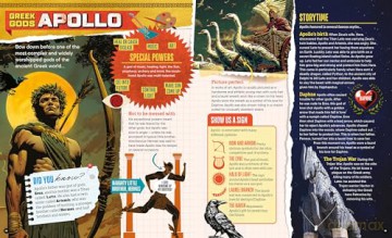 Factology: Greek Myths: Open Up a World of Information! - Button Books [KSIĄŻKA]