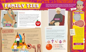 Great Lives in Graphics: Gandhi - GMC Editors [KSIĄŻKA]