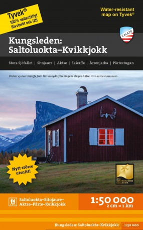 Kungsleden: Saltaluokta - Kvikkjokk Hiking Map: 1:50 000 [KSIĄŻKA]