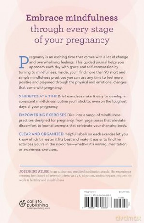Calming Exercises for Pregnancy: 95 Simple Ways to Find Peace in Only 5 Minutes - Josephine Atluri [KSIĄŻKA]