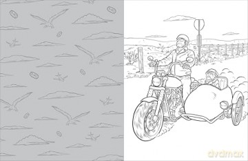 The Manly Art of Coloring: 35 Spectacular Scenes of Masculine Hubris [KSIĄŻKA]