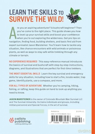 Wilderness Survival Skills for Beginners: The Step-by-Step Guide to Survive the Great Outdoors - Jason Marsteiner [KSIĄŻKA]