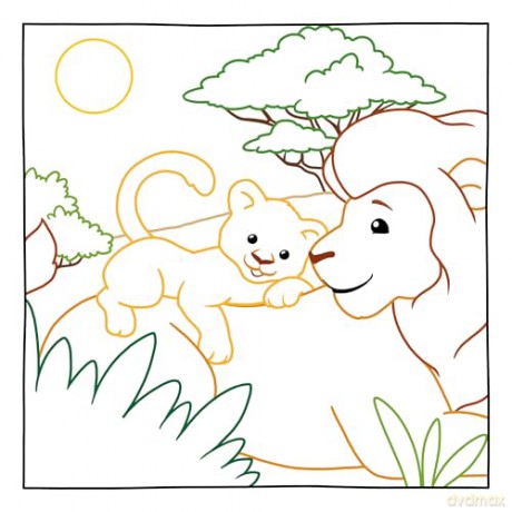 Magic Paper Coloring Book: Baby Animals: Discover Hidden Patterns and Images! - Natascha Pitz [KSIĄŻKA]