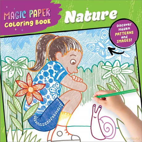 Magic Paper Coloring Book: Nature: Discover Hidden Patterns and Images! - Norbert Pautner [KSIĄŻKA]