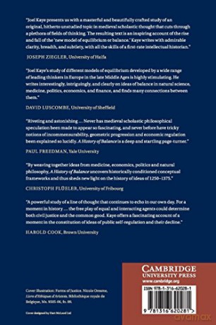 A History of Balance, 1250-1375: The Emergence of a New Model of Equilibrium and its Impact on Thought - Joel Kaye [KSIĄŻKA]