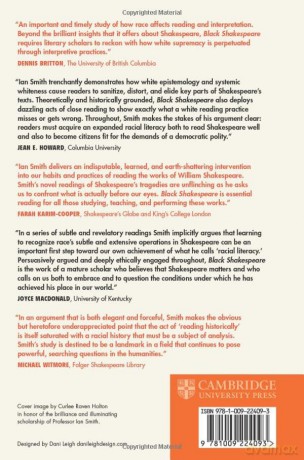 Black Shakespeare: Reading and Misreading Race - Ian Smith [KSIĄŻKA]