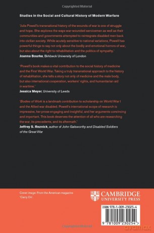 Bodies of Work: The First World War and the Transnational Making of Rehabilitation (Studies in the Social and Cultural History of Modern Warfare) - Powell [KSIĄŻKA]