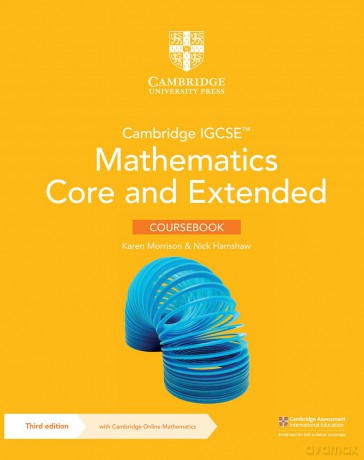 Cambridge IGCSE Mathematics Core and Extended Coursebook with Cambridge Online Mathematics (2 Years' Access) (Cambridge International IGCSE) - Karen Morrison [KSIĄŻKA]