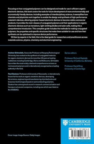 Conjugated Polymers for Organic Electronics: Design and Synthesis (Cambridge Molecular Science) - Andrew Grimsdale [KSIĄŻKA]
