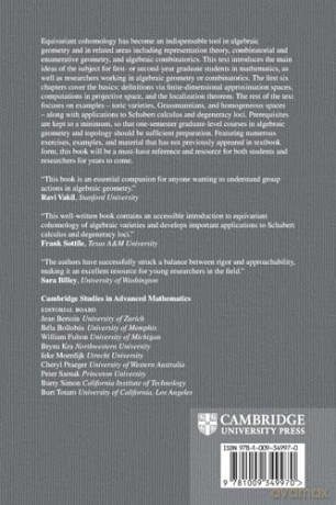 Equivariant Cohomology in Algebraic Geometry: 210 (Cambridge Studies in Advanced Mathematics, Series Number 210) - Anderson [KSIĄŻKA]