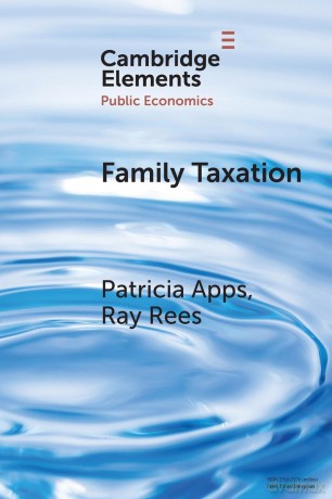 Family Taxation (Elements in Public Economics) - Apps [KSIĄŻKA]