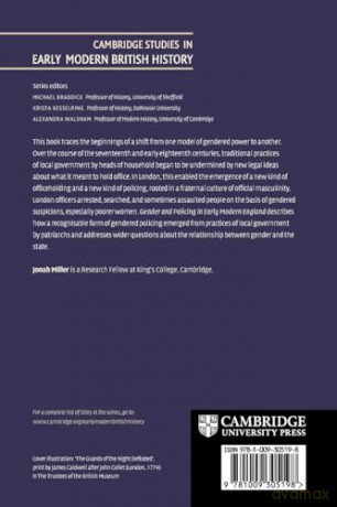 Gender and Policing in Early Modern England (Cambridge Studies in Early Modern British History) - Jonah Miller [KSIĄŻKA]