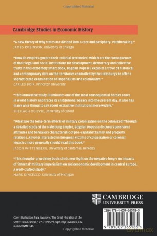 Imperial Borderlands: Institutions and Legacies of the Habsburg Military Frontier (Cambridge Studies in Economic History - Second Series) - Popescu [KSIĄŻKA]
