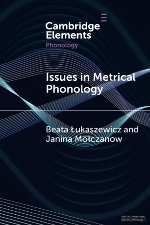 Issues in Metrical Phonology: Insights from Ukrainian (Elements in Phonology) - Łukaszewicz [KSIĄŻKA]