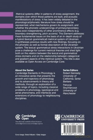 Issues in Metrical Phonology: Insights from Ukrainian (Elements in Phonology) - Łukaszewicz [KSIĄŻKA]