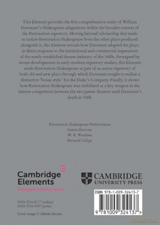 Shakespeare and the Restoration Repertory (Elements in Shakespeare Performance) - Stephen Watkins [KSIĄŻKA]