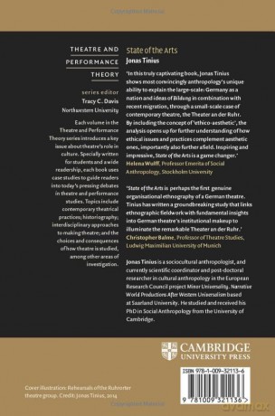 State of the Arts: An Ethnography of German Theatre and Migration (Theatre and Performance Theory) - Jonas Tinius [KSIĄŻKA]
