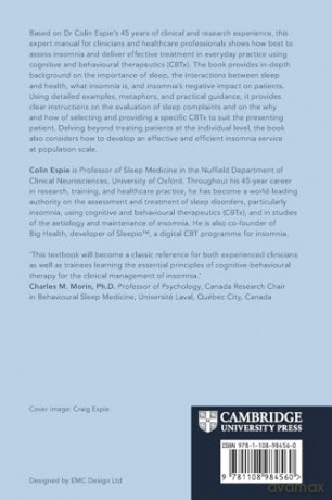 The Clinician's Guide to Cognitive and Behavioural Therapeutics (CBTx) for Insomnia: A Scientist-Practitioner Approach - Espie [KSIĄŻKA]
