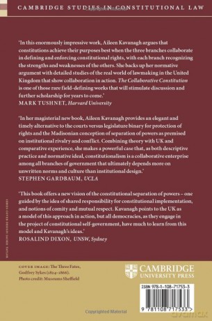 The Collaborative Constitution: 38 (Cambridge Studies in Constitutional Law, Series Number 38) - Kavanagh [KSIĄŻKA]