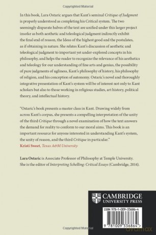 The Critique of Judgment and the Unity of Kant's Critical System - Lara Ostaric [KSIĄŻKA]