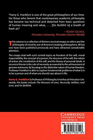 The Importance of What We Care About: Philosophical Essays - Harry G. Frankfurt [KSIĄŻKA]