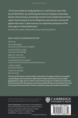 Vichy's Double Bind: French Collaboration between Hitler and Mussolini during the Second World War (New Studies in European History) - Karine Varley [KSIĄŻKA]