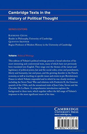 Voltaire: Political Writings (Cambridge Texts in the History of Political Thought) - Voltaire [KSIĄŻKA]