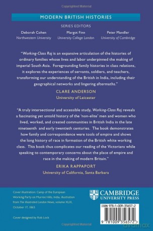Working-Class Raj: Colonialism and the Making of Class in British India (Modern British Histories) - Alexandra Lindgren-Gibson [KSIĄŻKA]