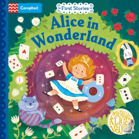 Alice in Wonderland: A Push, Pull, Slide Book (Campbell First Stories, 1) - Campbell Books [KSIĄŻKA]