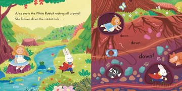 Alice in Wonderland: A Push, Pull, Slide Book (Campbell First Stories, 1) - Campbell Books [KSIĄŻKA]