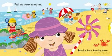 Busy Beach: A Push, Pull, Slide Book (Campbell Busy Books, 2) - Campbell Books [KSIĄŻKA]